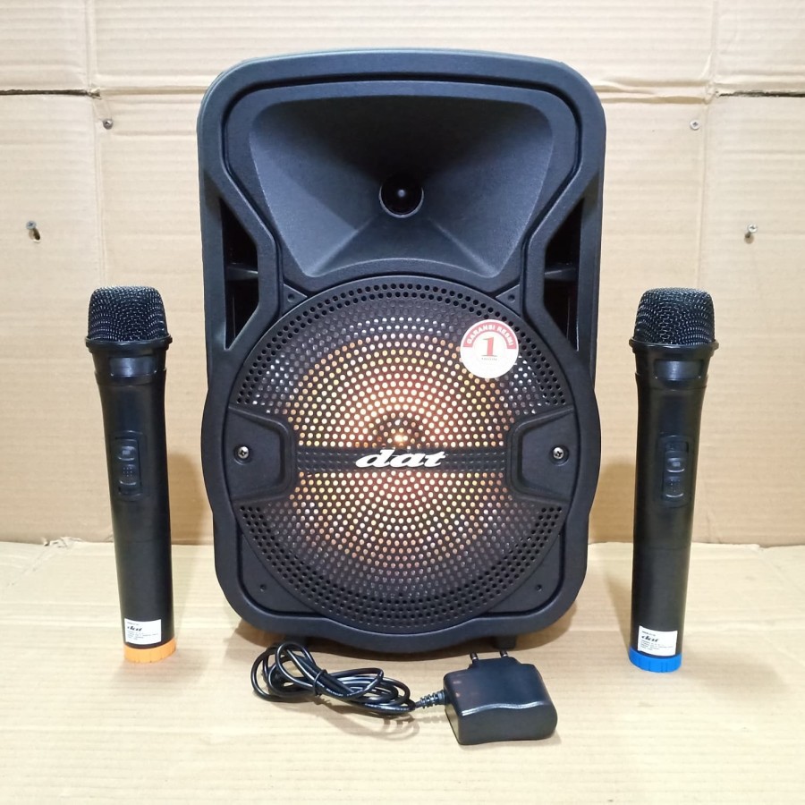 SPEAKER AKTIF 8 INCH PORTABLE DAT DT 820QD