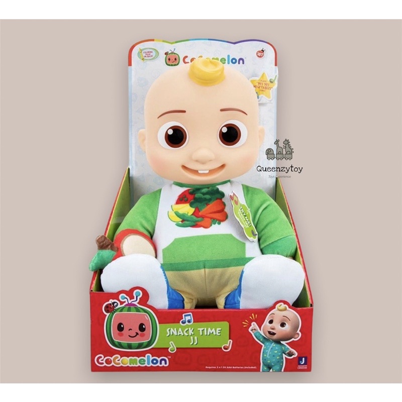 Cocomelon Roto Plush Snack Time JJ Doll / Bobeka Cocomelon Original