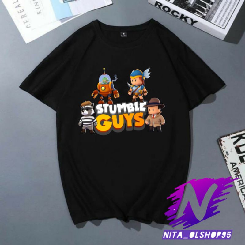 kaos stumble guys terbaru baju kaos anak stumble guys