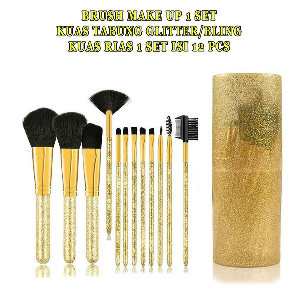 Kuas Tabung Gliter* Brush Make Up* Kuas Rui Bla Berlin* Kuas 1 Set