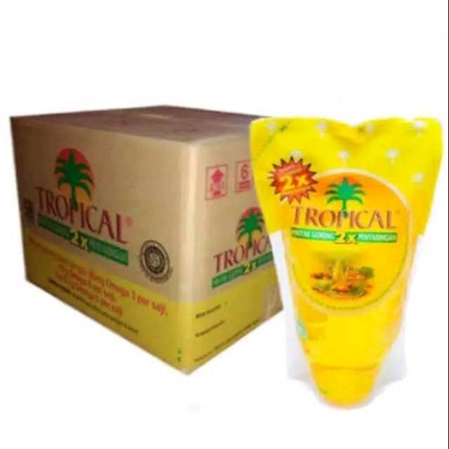 

Minyak Goreng Tropical Non Kolestrol 2 Liter, 1 Karton (6 pcs)