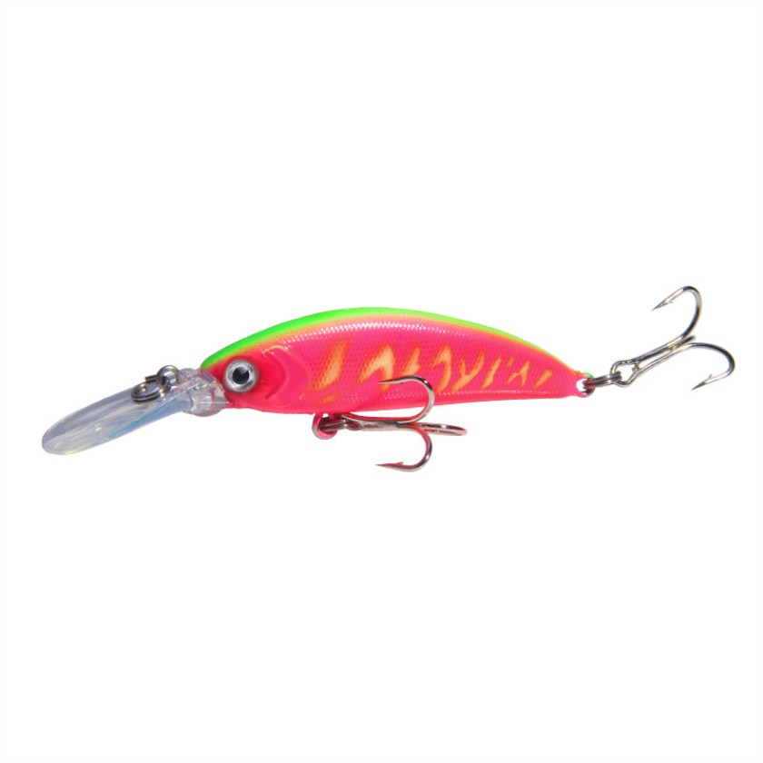 Shengyao 1Pcs New Sinking Minnow Umpan Pancing 7cm/6g Swimbait Fishing Lure Ikan Bass Bait Kait Hook Tackle