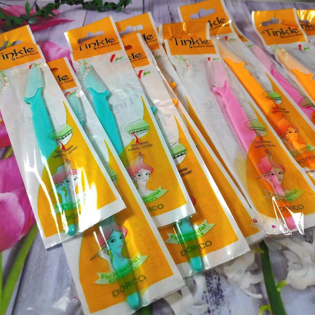 TINKLE EYEBROW RAZOR / PISAU CUKUR ALIS - ALAT Make Up PENCUKUR ALIS TOKOPELANGINICER