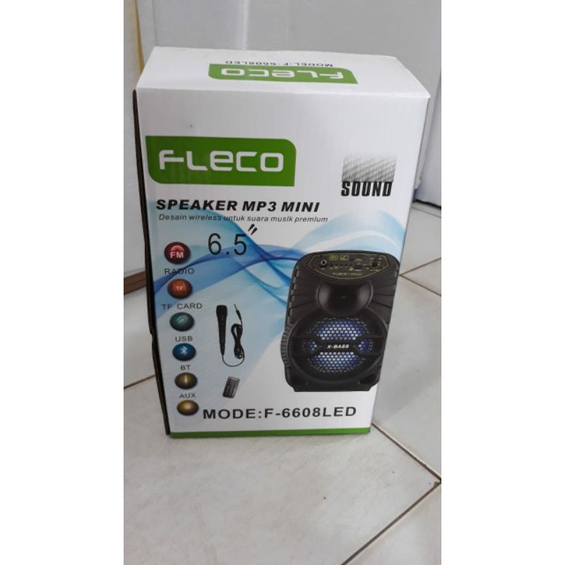 Speaker Portable fleco 6.5&quot;