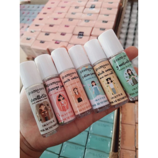 GEAMOORE PARFUM ADDICTED SERIES BPOM ROLL ON 5ML &amp; SPARY 15ML