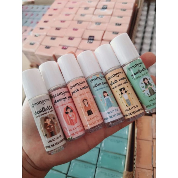 GEAMOORE PARFUM ADDICTED SERIES BPOM ROLL ON 5ML &amp; SPARY 15ML