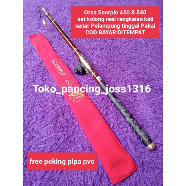 TEGEK KOLONG SCORPIO 450 & 540 set tinggal pakai