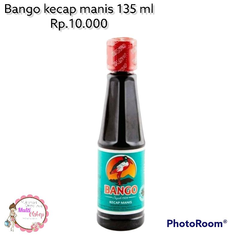 

BANGO KECAP MANIS 135 ML BANGO KECAP DENGAN KEDELAI HITAM BANGO