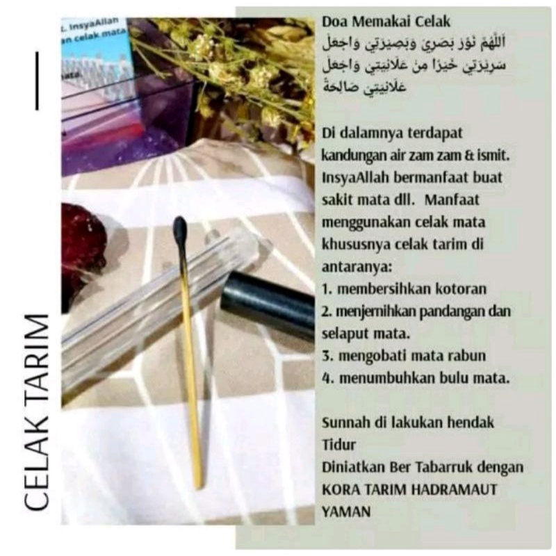 Celak tarim asli yaman original 100%