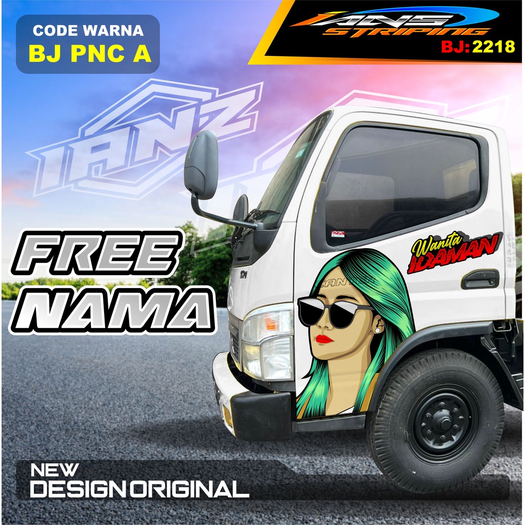 VARIASI STICKER PINTU TRUK FUSO RAGASA / DECAL PINTU DUMTRUK  / STIKER MOBIL TRUK / STIKER PINTU TRUK KEREN