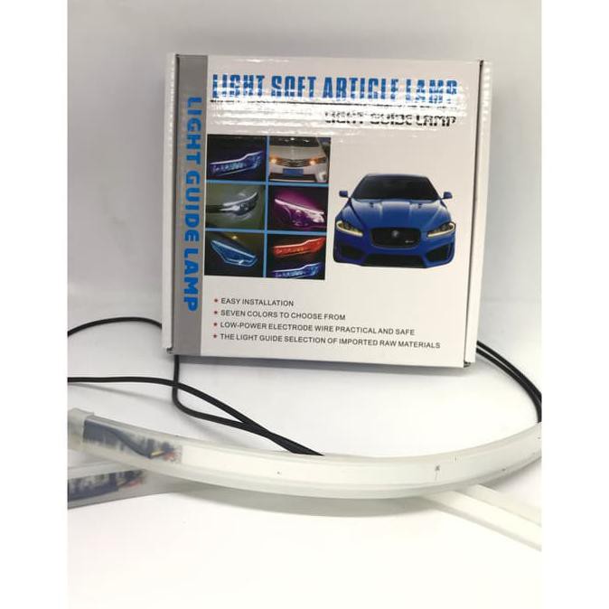 DISKON LAMPU ALIS LED DRL - LED DRL FLEXIBLE 45CM LAMPU ALIS NEON MOTOR MOBIL #1