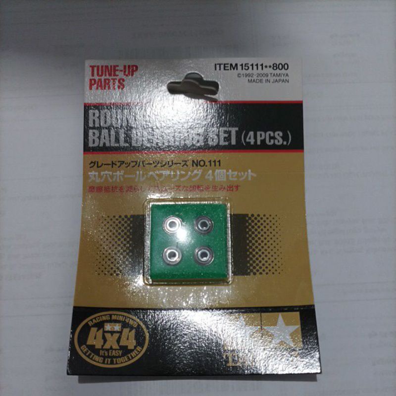 Tamiya 15111 Round Hole Ball Bearing Set 4pcs original