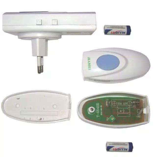 Bell pintu bel wireless bell rumah 2remot jm 514 AC