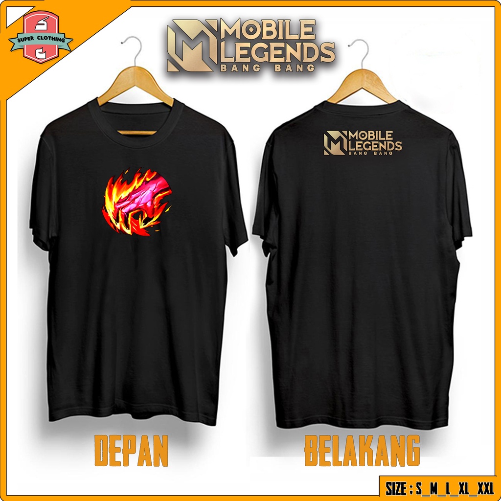 KAOS MOBILE LEGEND  - BAJU HERO MOBILE LEGEND RETRIBUTION - KAOS E-SPORT ML
