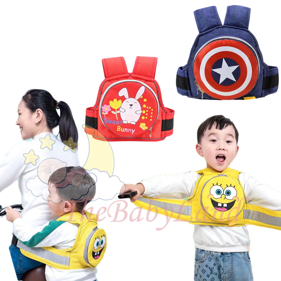 [1KG 5PCS] Babyland Sabuk Bonceng Anak Tas Pengaman Seat Belt Berkendara Motor Depan Belakang Sepeda Boncengan Portable