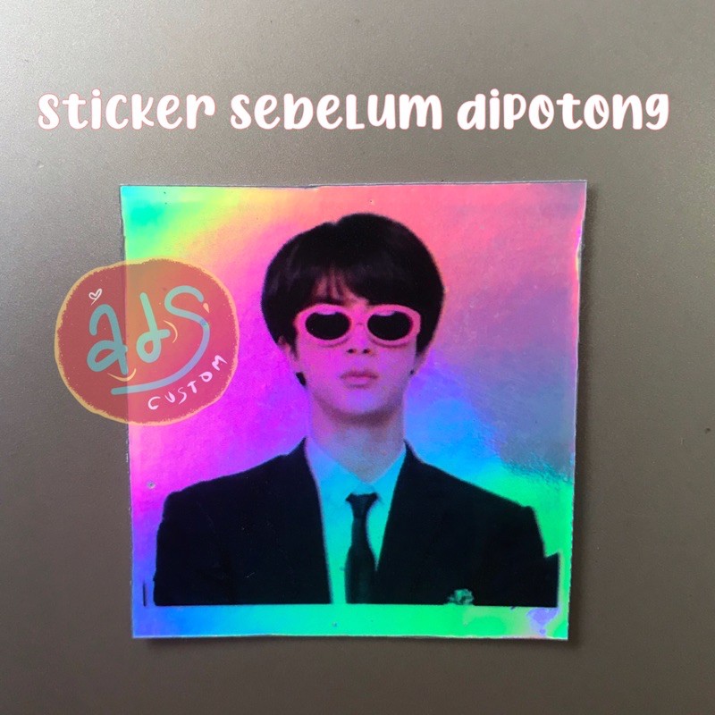 STICKER HOLOGRAM CUSTOM PER LEMBAR