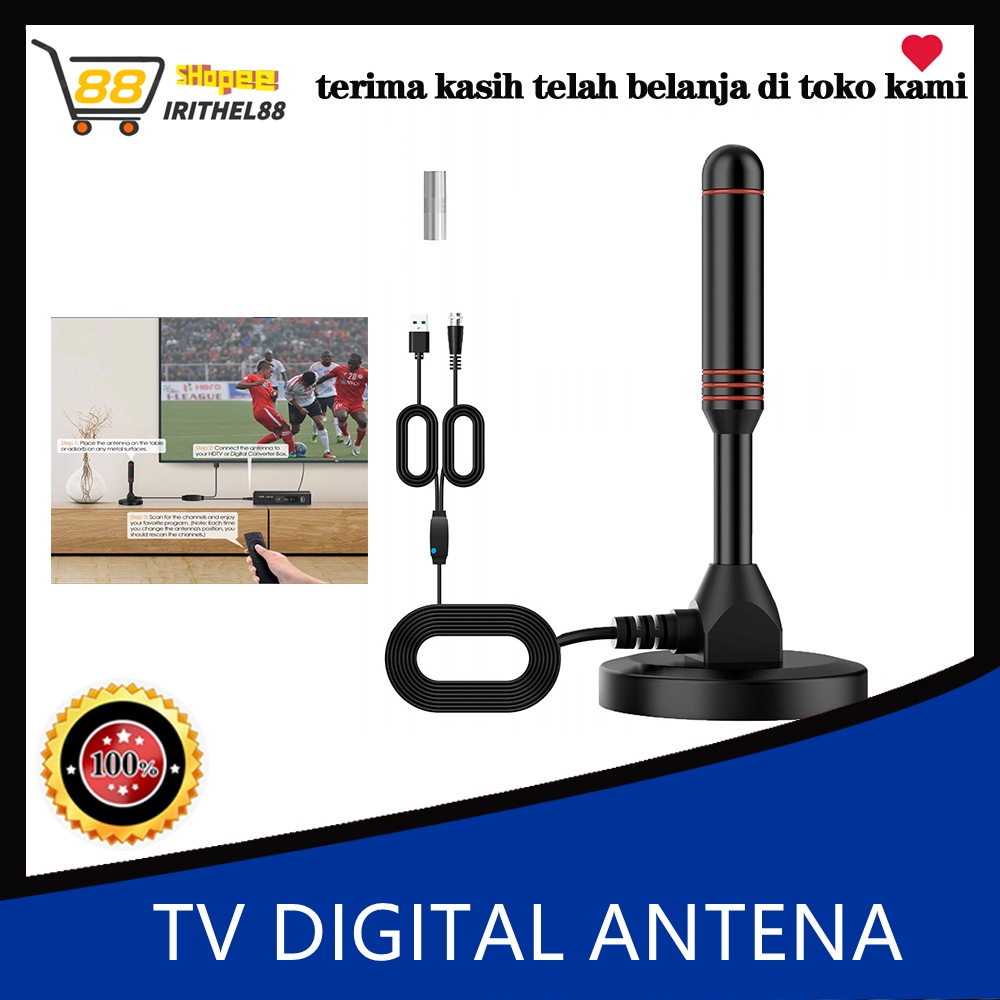 USB Antena TV Digital Antena  Dalam Ruangan Antena TV Pengisap Rumah Antenna Booster Portable Indoor Digital ANTENA STICK TV DTMB DVB-T2 TV Antena Rumah/Mobil dengan Penguat Sinyal