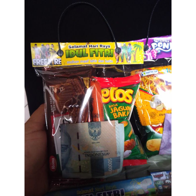 

plastik label snack idul Fitri 15*20