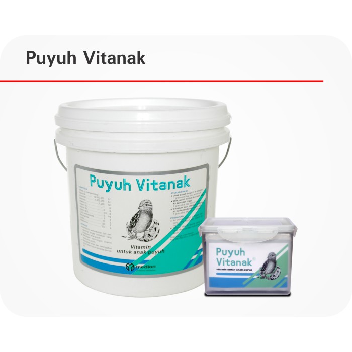 

multivitamin anakan PUYUH VITANAK 100gr