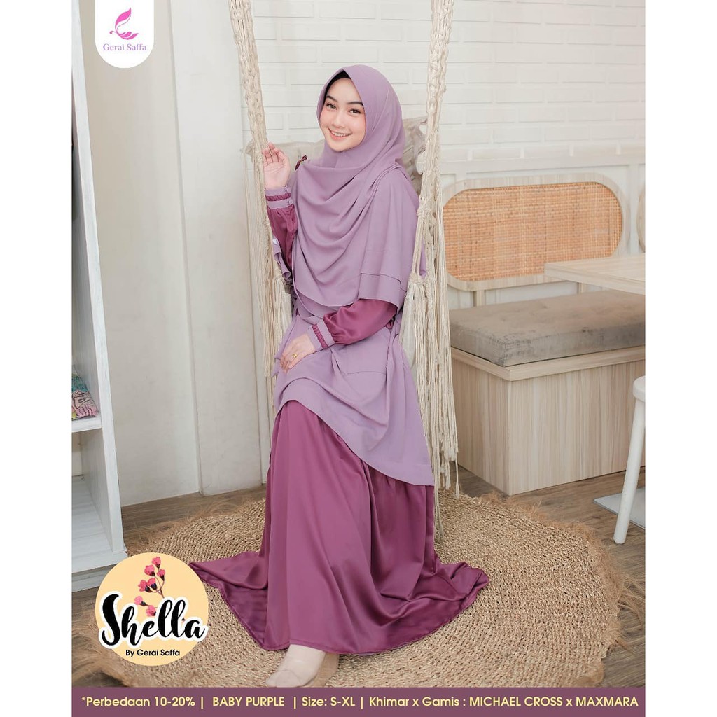 Gamis Shella Gerai Saffa Gamis Gerai Saffa Shella Gamis Set Premium Gerai Saffa Gamis Syari Syar i
