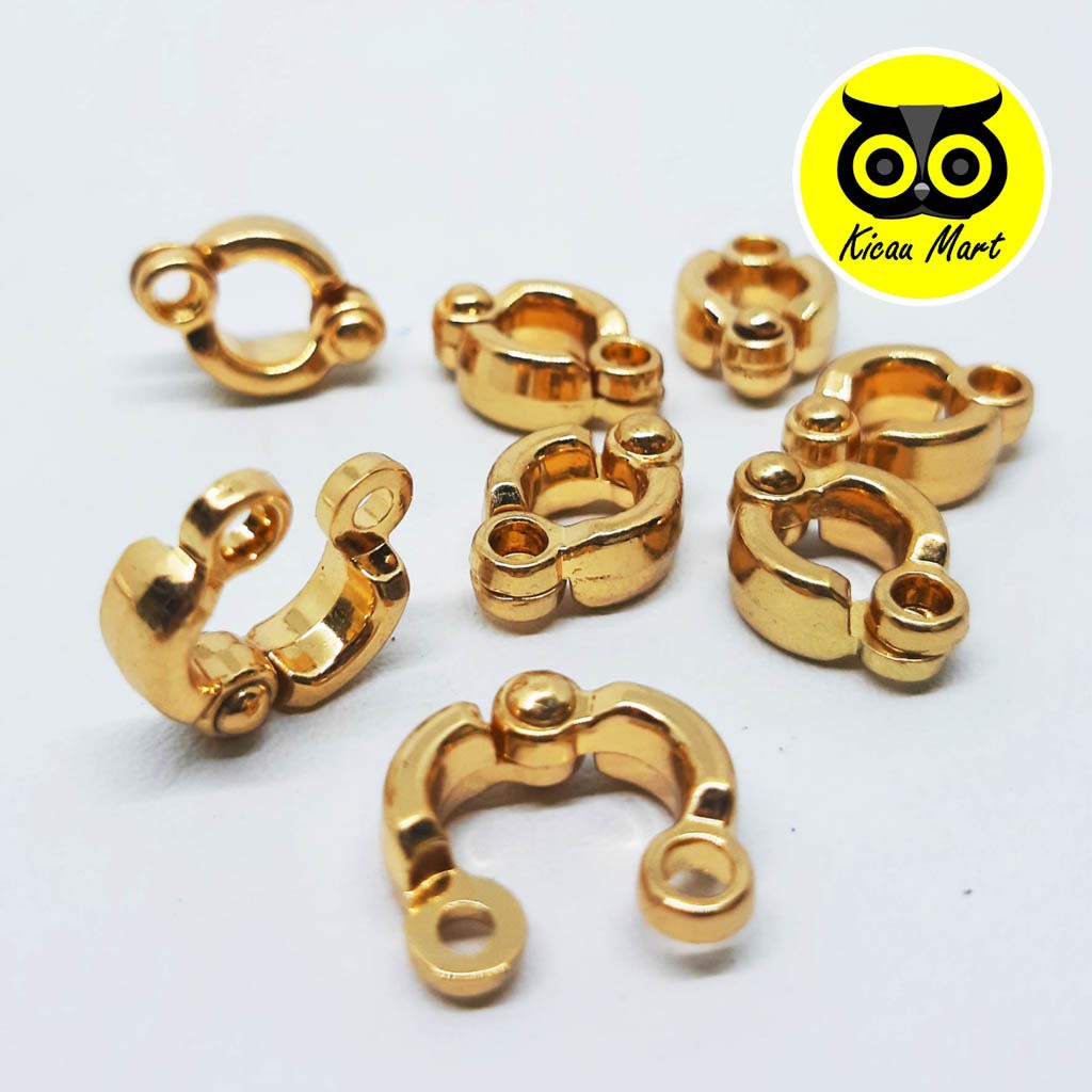 RING KAKI BURUNG STAINLESS STEEL IMPORT 10 MM RING GELANG KAKI BURUNG AYAM SERAMA BETINA RCS10M