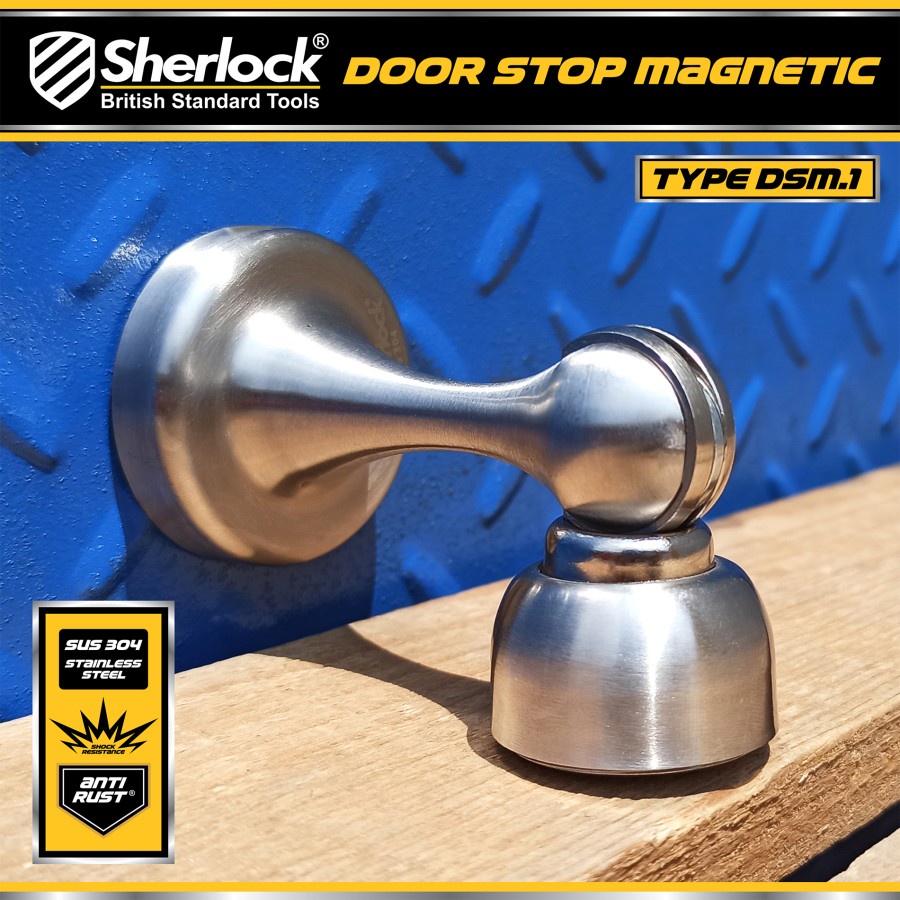 SHERLOCK Penahan Pintu Magnet Stainless Steel SUS 304 Door Stopper