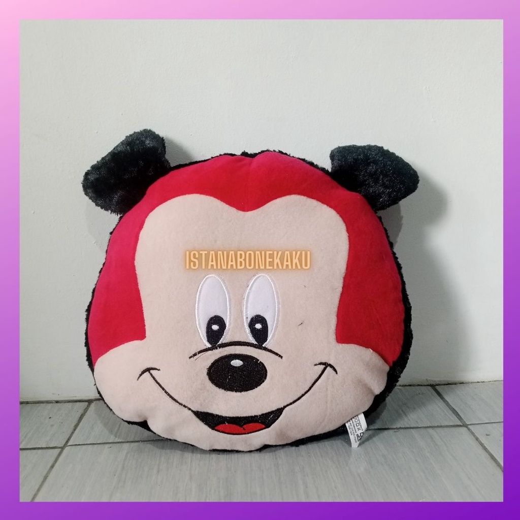 Bantal Kepala Karakter Lucu Imut Uk.30*35 cm Isi Dacron Murni SNI