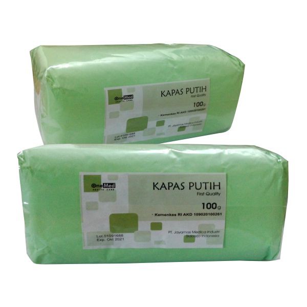 [New] Kapas Putih Pembalut OneMed 100gram