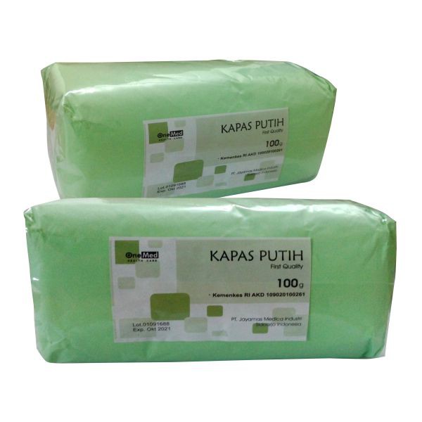 Kapas Putih Pembalut OneMed 100gram