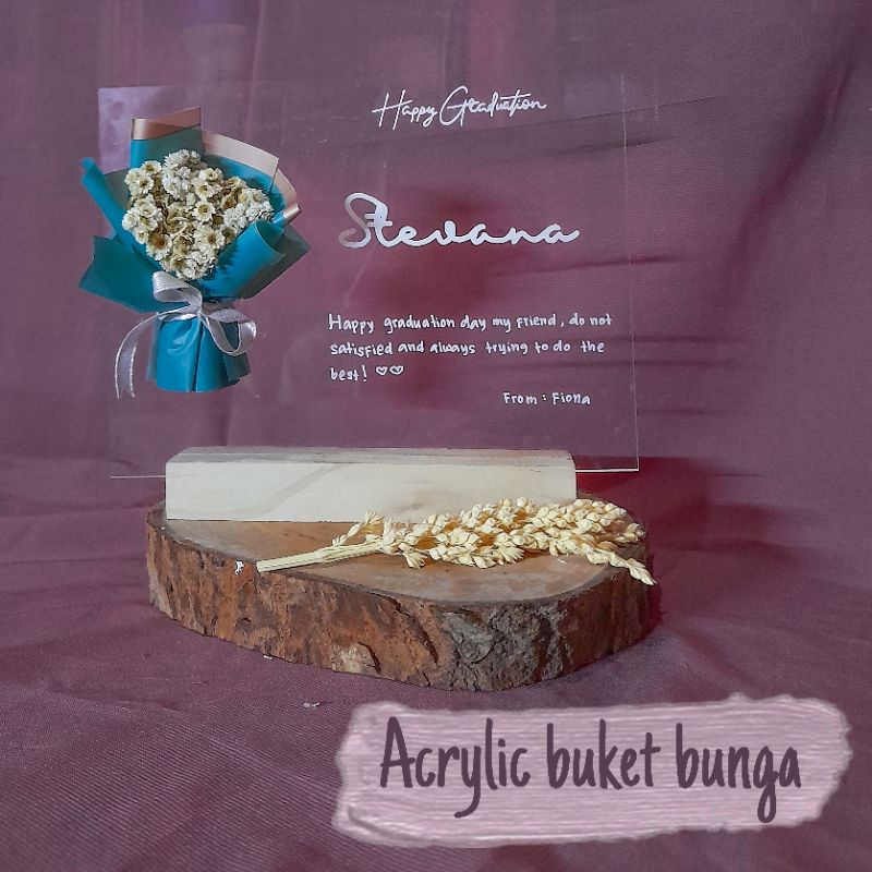 

ACRYLIC BUKET BUNGA KERING/KADO MURAH/GIFT BOX/CUSTOM ACRYLIC/ACRYLIC ILLUSTRATION