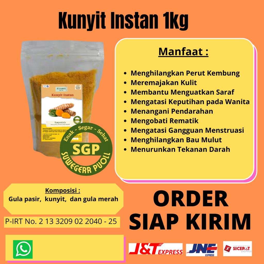 

Kunyit Instan 1kg