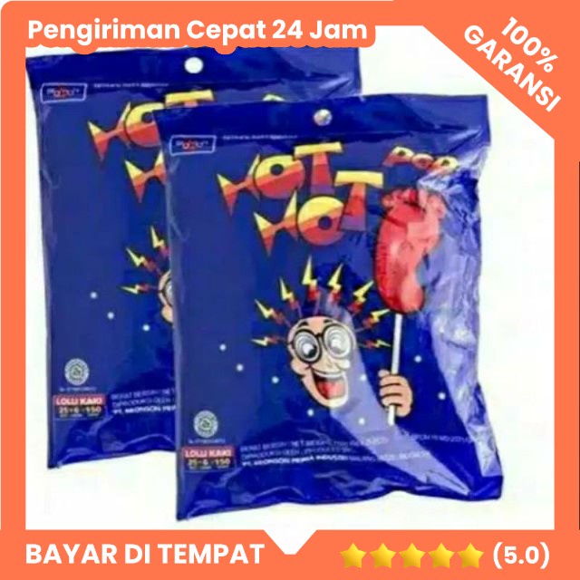 

Permen Hot Hot Pop isi 25 Permen Lolli Kaki Rasa Mangga Snack Hampers Rembang