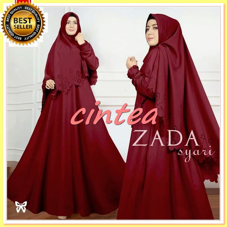 Gamis Syari / Gamis Murah / Gaamis Fashion Muslim / Baju Muslim wanita Zada Syari Busui