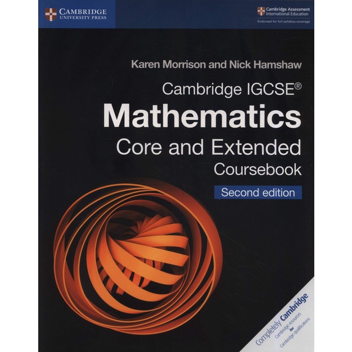 

Camb IGCSE Mathematics Core & Extended Coursebook (2nd Ed)