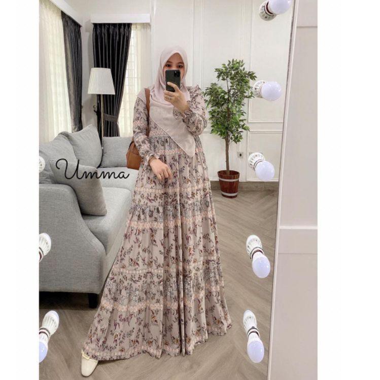 Langsung Beliii.. Baju Gamis Wanita katun rayon Homedress Busui rayon uniqlo jumbo ld 120 terbaru te