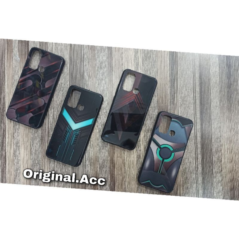 Case Glass Bergambar For Samsung/Xiaomi/Oppo/Vivo