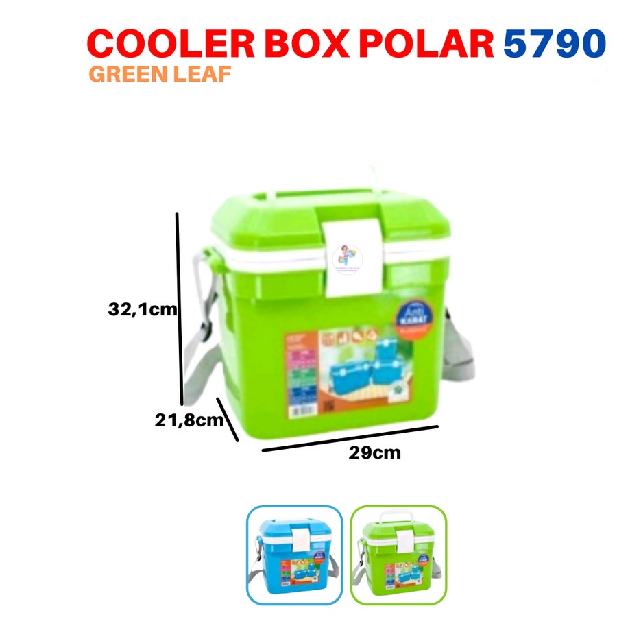 GREEN LEAF Cooler Box 6.5 Liter - 5790 - Termos Pendingin Es - Polar Cooler