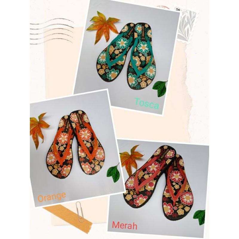 Sandal Swallow Motif Bunga | Promo