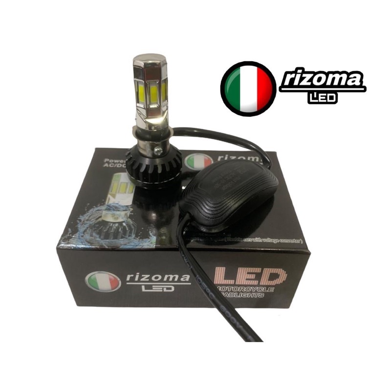 Lampu Depan Led 6 sisi Super Terang Rizoma Original 35W Support Ac/Dc Pengapian Motor Mj 86