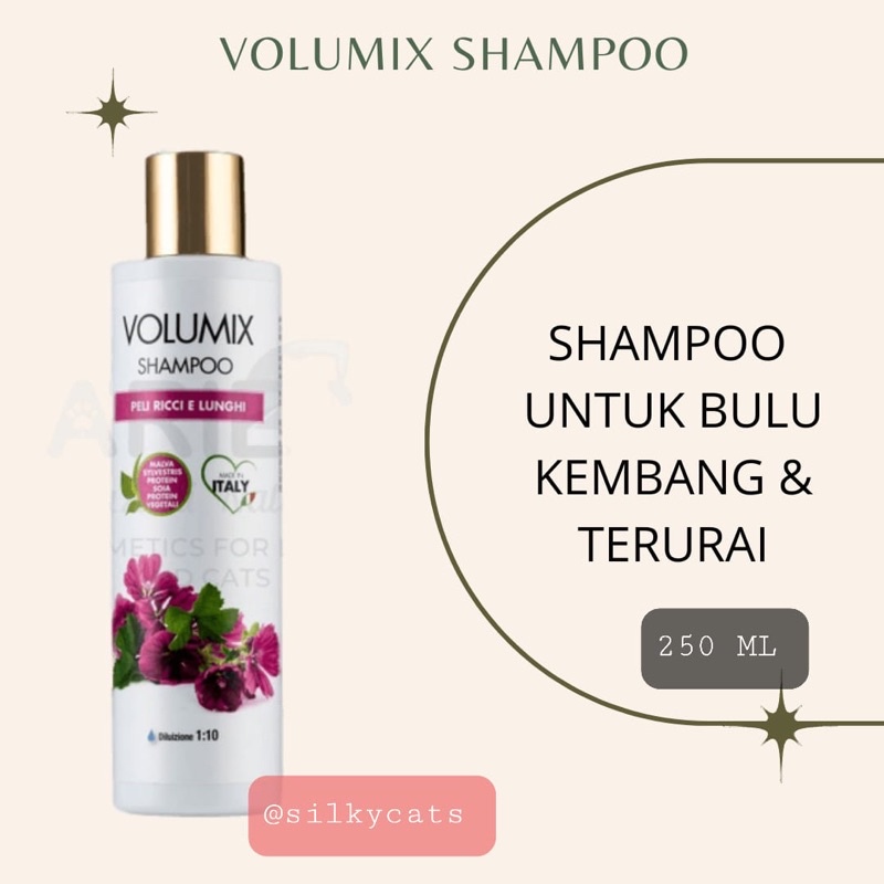 ARIES VOLUMIX SHAMPOO , Shampoo pengembang bulu kucing