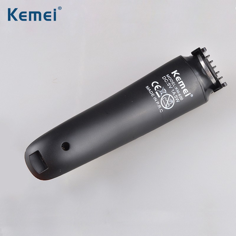 Kemei Alat Cukur Elektrik 6 in 1 Hair Trimmer Shaver - KM-600 - Black