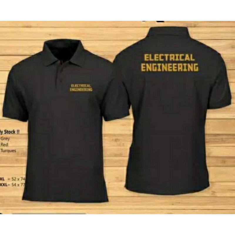 Kaos electrical enginering kaos kerah electrical engineering baju electrical engineering seragam ele