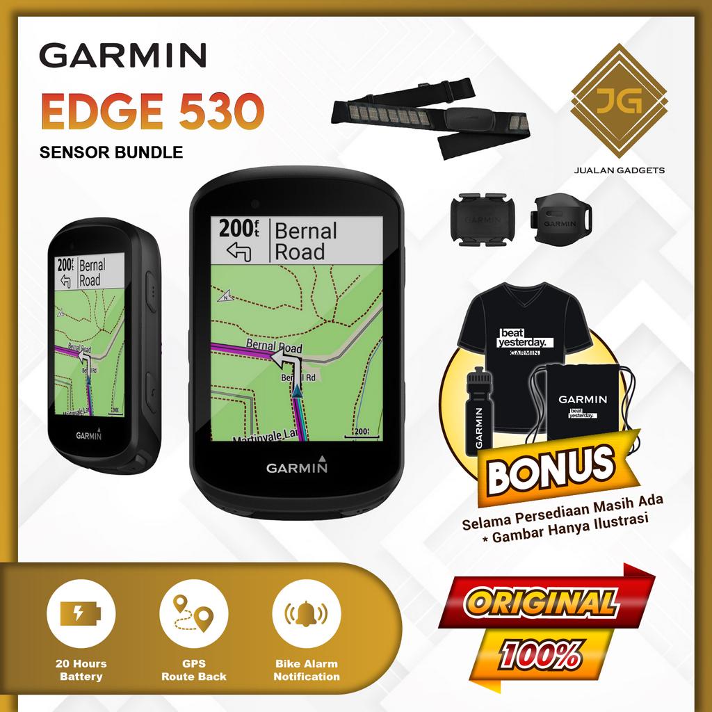 Garmin Edge 530 Sensor Bundle GPS Bike Garansi TAM