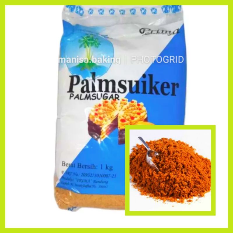 

GULA PALM PALMSUIKER PRIMA REPACK 250 GR GULA AREN BUBUK BROWN SUGAR