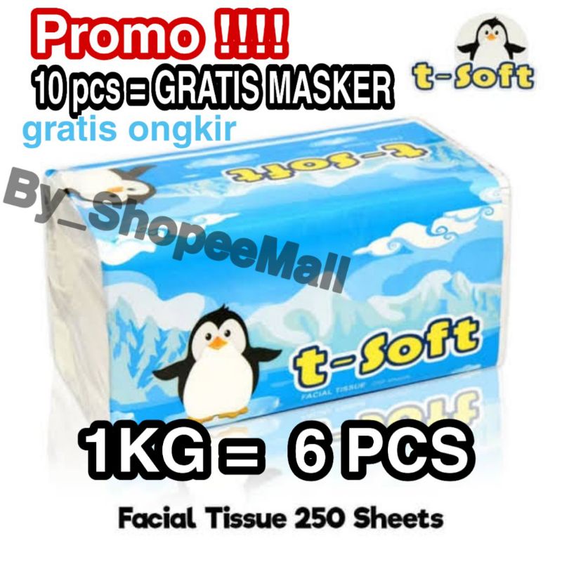 Tisu  Promo Tsoft Murah  T-soft  by_ShopeeMall Surabaya  Agen  Distributor  _nice_paseo