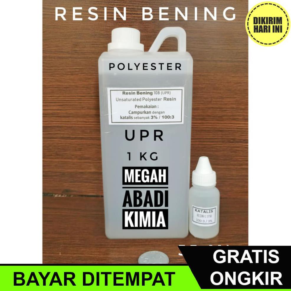 

(BAYAR DITEMPAT) DC5007 RESIN BENING 1KG + KATALIS 35 ML