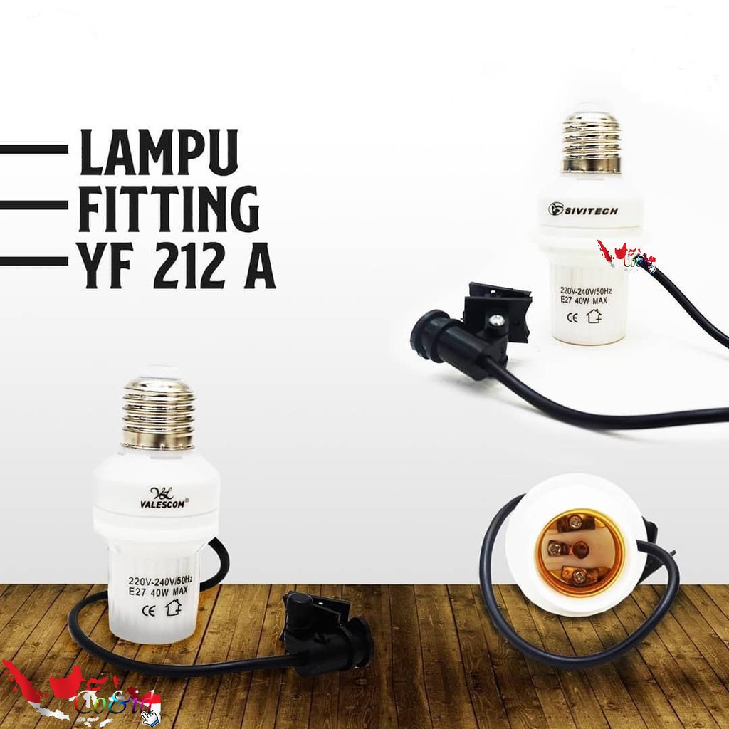 FITTING LAMPU SENSOR - FITTING SENSOR /Fitting Lampu Otomatis Sensor Cahaya