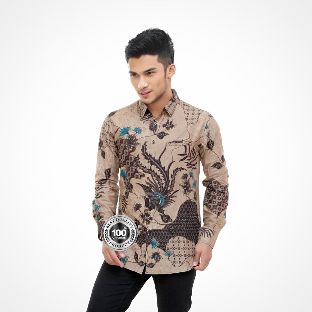 [ANSBATIK] KEMEJA BATIK PRIA KEMEJA BATIK PEKALONGAN KEMEJA BATIK SLIMFIT KEMEJA BATIK MODERN KEMEJA BATIK BVJ