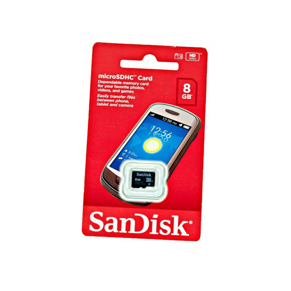 Micro SD / Kartu SD Sandisk 8GB Original Garansi Resmi