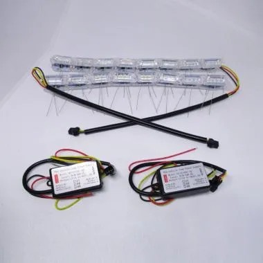 LAMPU LED ALIS DRL CRYSTAL 30 CM 2 WARNA SEIN RUNNING 30CM Mobil Motor Sen Jalan